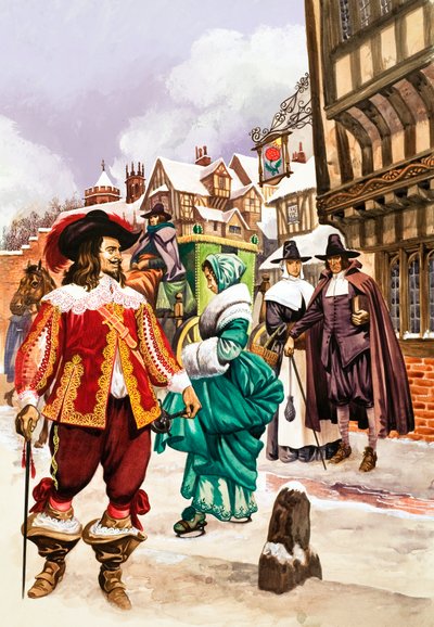 Cavalier in 17th Century London by Peter Jackson